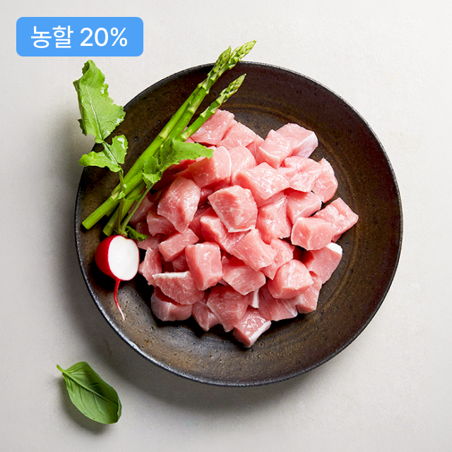[도드람] 등심 카레용 500g